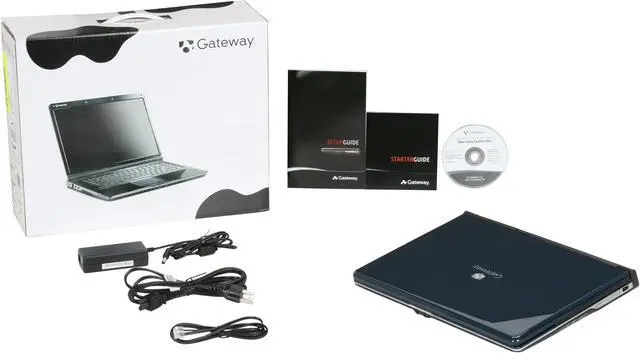 Alt view image 12 of 12 - Gateway Laptop Intel Core 2 Duo T5750 3GB Memory 160GB HDD Intel GMA X3100 15.4" Windows Vista Home Premium M-6827