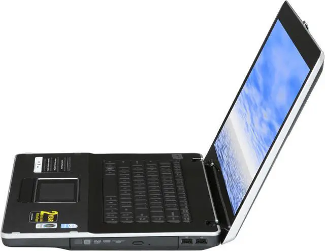 Alt view image 2 of 12 - Gateway Laptop Intel Pentium T3200 3GB Memory 320GB HDD Intel GMA 4500M 16.0" Windows Vista Home Premium MC7321u