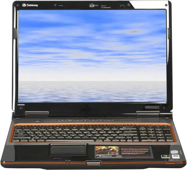 Alt view image 6 of 11 - Gateway Laptop Intel Core 2 Quad Q9000 4GB Memory 500GB HDD NVIDIA GeForce 9800M GTS 17.0" Windows Vista Home Premium 64-bit P-7808u FX Edition
