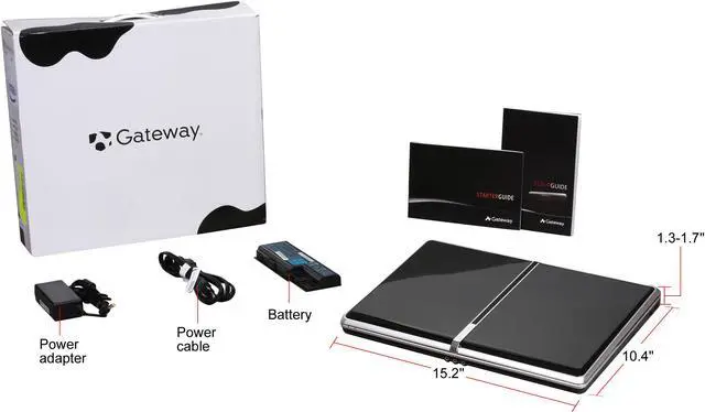 Alt view image 12 of 12 - Gateway Laptop Intel Pentium T4200 3GB Memory 320GB HDD Intel GMA 4500M 15.6" Windows Vista Home Premium MD7330u