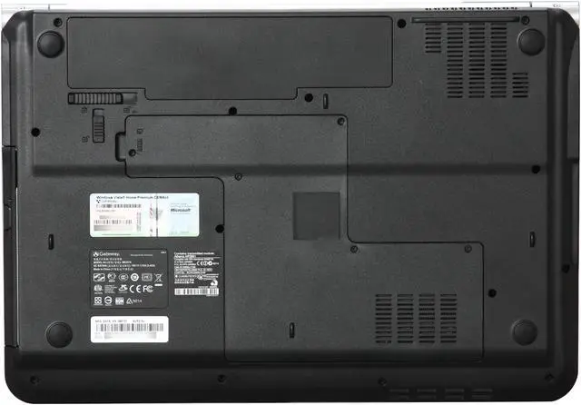 Alt view image 7 of 8 - Gateway 15.6" AMD Athlon 64 X2 QL-64 4GB Memory DDR2 667 Windows Vista Home Premium 64-bit LX.WDN0X.001