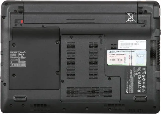 Alt view image 7 of 8 - Gateway Laptop Intel Core 2 Solo ULV SU3500 2GB Memory 250GB HDD Intel GMA 4500MHD 11.6" Windows Vista Home Premium EC1803u