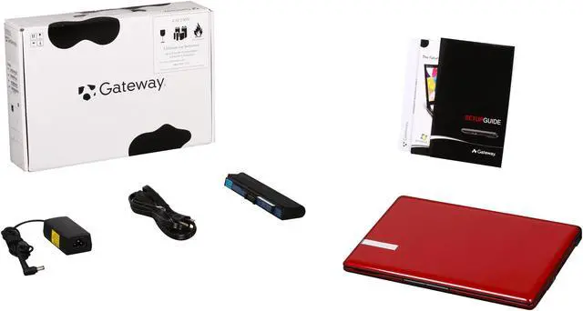 Alt view image 8 of 8 - Gateway Laptop Intel Core 2 Solo ULV SU3500 2GB Memory 250GB HDD Intel GMA 4500MHD 11.6" Windows Vista Home Premium EC1805u