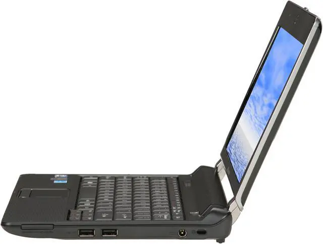 Alt view image 3 of 8 - Gateway LT Series LT2022u NightSky Black Intel Atom N270(1.60 GHz) 10.1" WSVGA 1GB Memory 160GB HDD Netbook