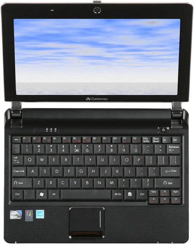 Alt view image 6 of 8 - Gateway LT Series LT2022u NightSky Black Intel Atom N270(1.60 GHz) 10.1" WSVGA 1GB Memory 160GB HDD Netbook