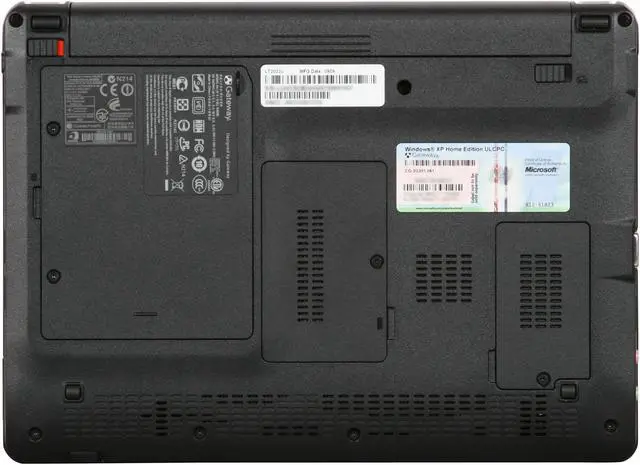 Alt view image 7 of 8 - Gateway LT Series LT2022u NightSky Black Intel Atom N270(1.60 GHz) 10.1" WSVGA 1GB Memory 160GB HDD Netbook