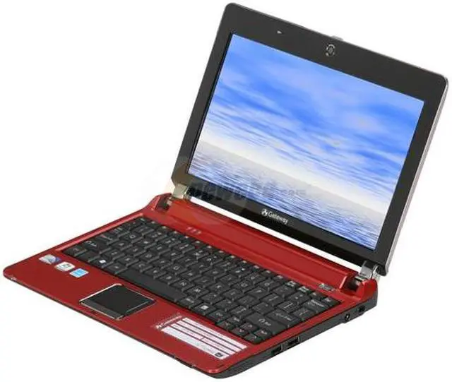 Alt view image 2 of 8 - Gateway LT Series LT2030u Cherry Red Intel Atom N270(1.60 GHz) 10.1" WSVGA 1GB Memory 250GB HDD Netbook