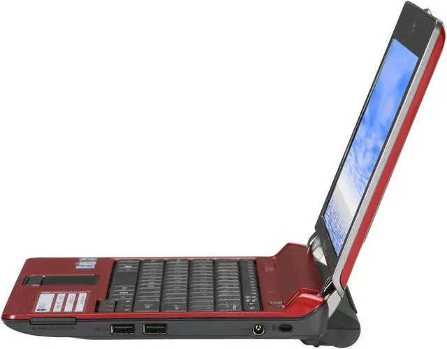 Alt view image 3 of 8 - Gateway LT Series LT2030u Cherry Red Intel Atom N270(1.60 GHz) 10.1" WSVGA 1GB Memory 250GB HDD Netbook