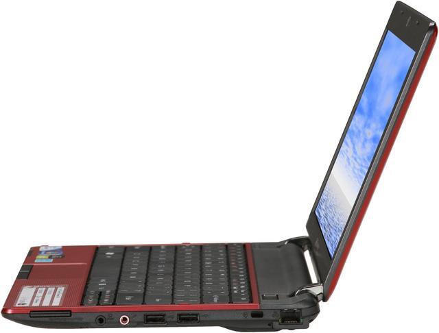 Alt view image 3 of 8 - Gateway EC Series EC1433u Cherry Red Intel Celeron M 743(1.30 GHz) 11.6" 2GB Memory 250GB HDD Netbook