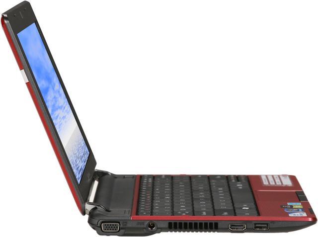 Alt view image 4 of 8 - Gateway EC Series EC1433u Cherry Red Intel Celeron M 743(1.30 GHz) 11.6" 2GB Memory 250GB HDD Netbook