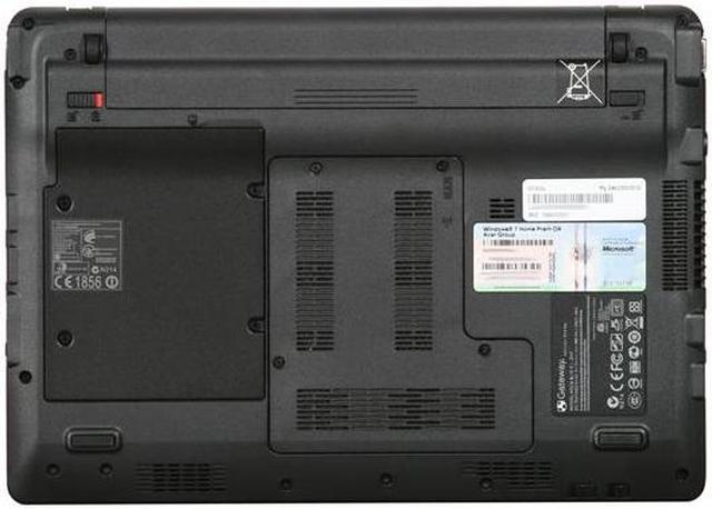 Alt view image 7 of 8 - Gateway EC Series EC1433u Cherry Red Intel Celeron M 743(1.30 GHz) 11.6" 2GB Memory 250GB HDD Netbook
