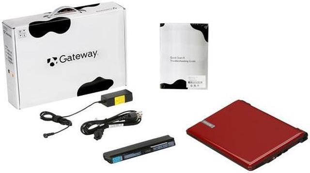 Alt view image 8 of 8 - Gateway EC Series EC1433u Cherry Red Intel Celeron M 743(1.30 GHz) 11.6" 2GB Memory 250GB HDD Netbook