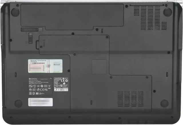 Alt view image 7 of 8 - Gateway Laptop Intel Pentium T4300 4GB Memory 320GB HDD Intel GMA 4500M 15.6" Windows 7 Home Premium 64-bit NV5425u