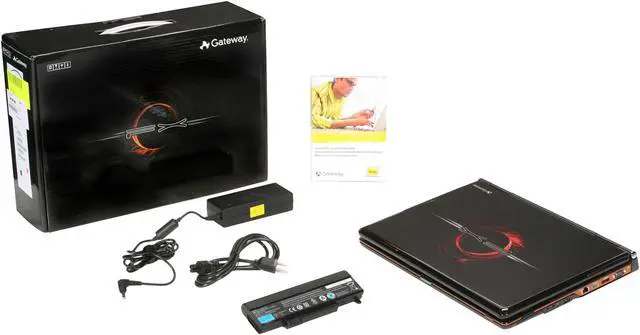 Alt view image 8 of 8 - Gateway Laptop Intel Core 2 Duo T9600 8GB Memory 1TB HDD NVIDIA GeForce GTX 260M 17.0" Windows 7 Home Premium 64-bit P-7920u FX Edition