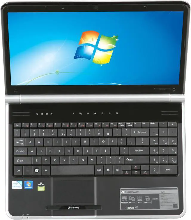 Alt view image 6 of 8 - Gateway Laptop Intel Pentium T4400 4GB Memory 320GB HDD Intel GMA 4500MHD 15.6" Windows 7 Home Premium 64-bit NV5462u