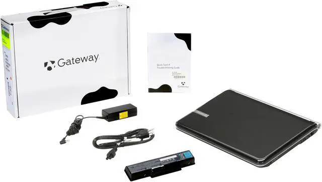 Alt view image 8 of 8 - Gateway Laptop Intel Pentium T4400 4GB Memory 320GB HDD Intel GMA 4500MHD 15.6" Windows 7 Home Premium 64-bit NV5462u