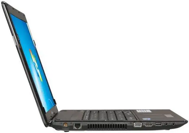 Alt view image 4 of 8 - Gateway Laptop Intel Core i3-380M 4GB Memory 640GB HDD Intel HD Graphics 17.3" Windows 7 Home Premium 64-bit NV79C54u