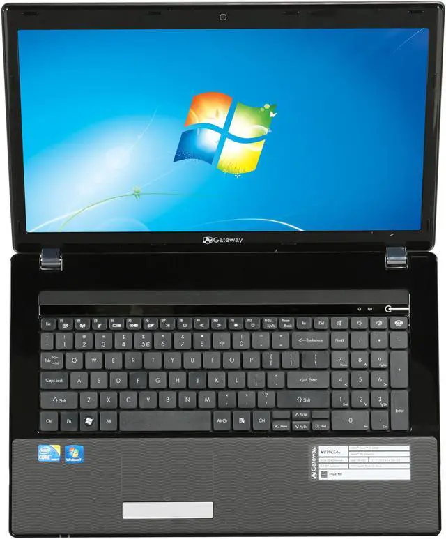 Alt view image 6 of 8 - Gateway Laptop Intel Core i3-380M 4GB Memory 640GB HDD Intel HD Graphics 17.3" Windows 7 Home Premium 64-bit NV79C54u