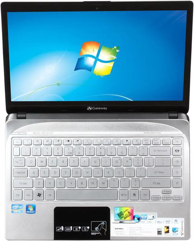 Alt view image 6 of 8 - Gateway Laptop Intel Core i3-2330M 4GB Memory 500GB HDD Intel HD Graphics 14.0" Windows 7 Home Premium 64-Bit ID47H06u