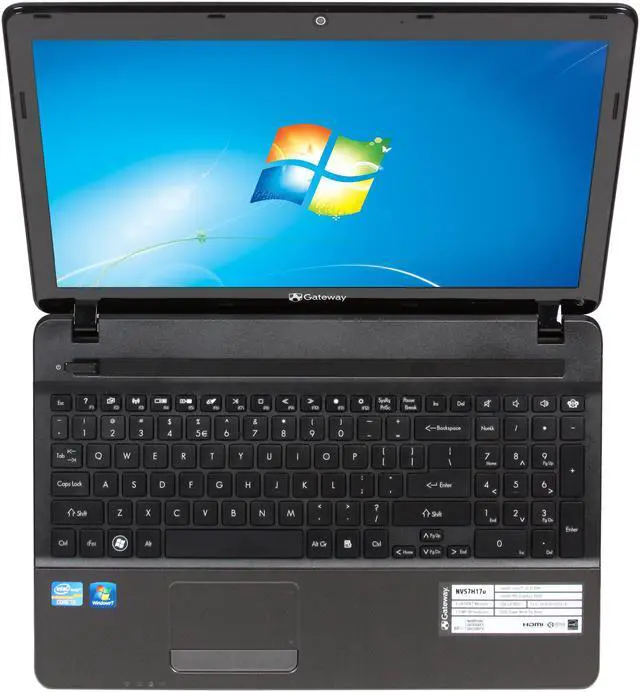 Alt view image 6 of 8 - Gateway Laptop Intel Core i3-2310M 6GB Memory 500GB HDD Intel HD Graphics 3000 15.6" Windows 7 Home Premium 64-Bit NV57H17u