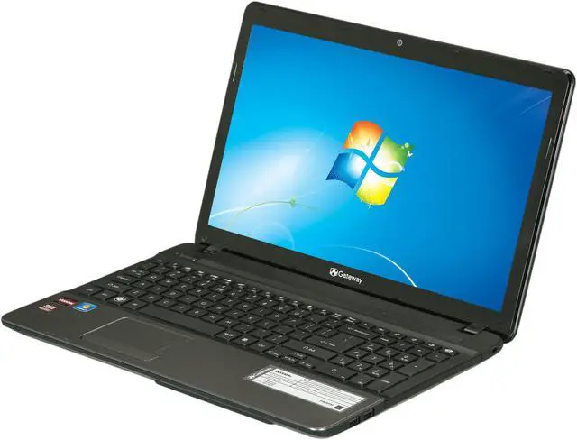 Main image of Gateway Laptop NV Series AMD A6-3400M 4GB Memory 500GB HDD AMD Radeon HD 6520G 15.6" Windows 7 Home Premium 64-Bit NV55S09u