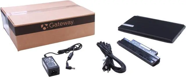 Alt view image 8 of 8 - Gateway LT Series LT4004u Black Intel Atom N2600(1.60 GHz) 10.1" WSVGA 1GB DDR3 Memory 250GB HDD Netbook