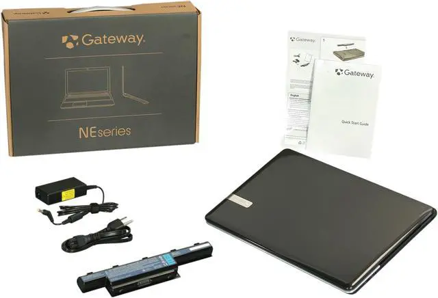 Alt view image 8 of 8 - Gateway Laptop Intel Celeron B820 2GB Memory 320GB HDD Intel HD Graphics 15.6" Windows 7 Home Premium 64-Bit NE56R11u