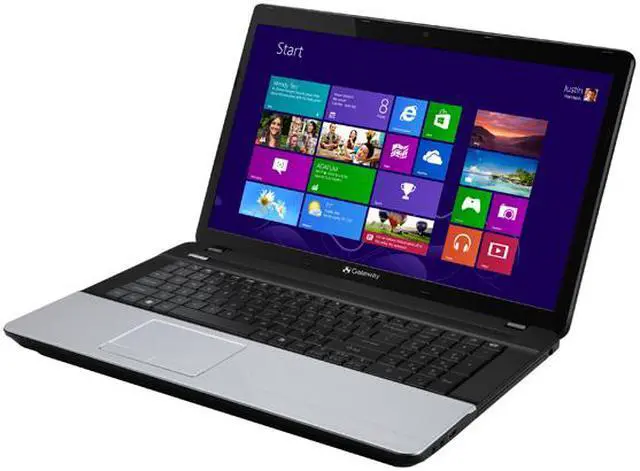 Main image of Gateway Laptop AMD E-450 4GB Memory 500GB HDD AMD Radeon HD 6320 17.3" Windows 8 64-Bit NE71B07u