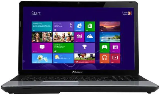 Alt view image 2 of 6 - Gateway Laptop AMD E-450 4GB Memory 500GB HDD AMD Radeon HD 6320 17.3" Windows 8 64-Bit NE71B07u