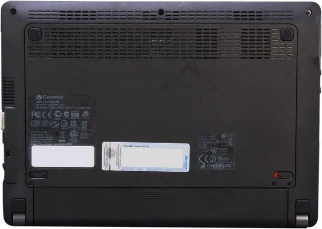 Alt view image 7 of 8 - Gateway LT Series LT4008u Black Intel Atom N2600(1.60 GHz) 10.1" WSVGA 1GB Memory 320GB HDD Netbook