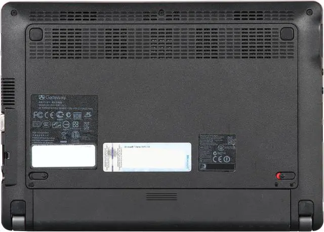 Alt view image 7 of 8 - Gateway Laptop Intel Atom N2600 1GB Memory 320GB HDD Intel GMA 3600 10.1" Windows 7 Starter 32-Bit LT4010u