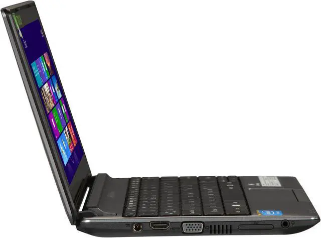 Alt view image 4 of 8 - Gateway Laptop N2805(1.46GHz) 2GB Memory 320GB HDD Intel HD Graphics 10.1" Touch Screen Windows 8 LT41P04u