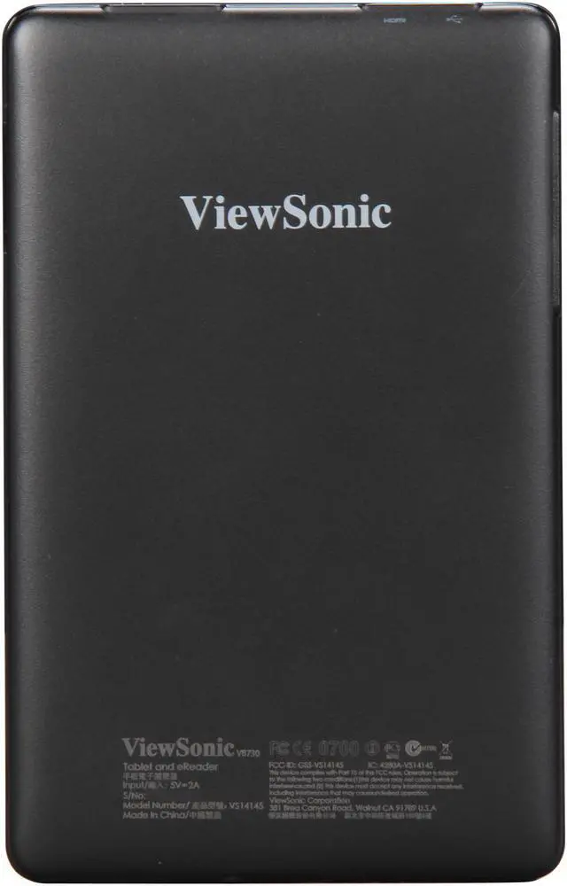 Alt view image 4 of 8 - ViewSonic ViewBook 730 (VB730) 7" Android Wi Fi & BT tablet w/1Ghz processor, 8GB storage, 1080p playback and mini HDMI out