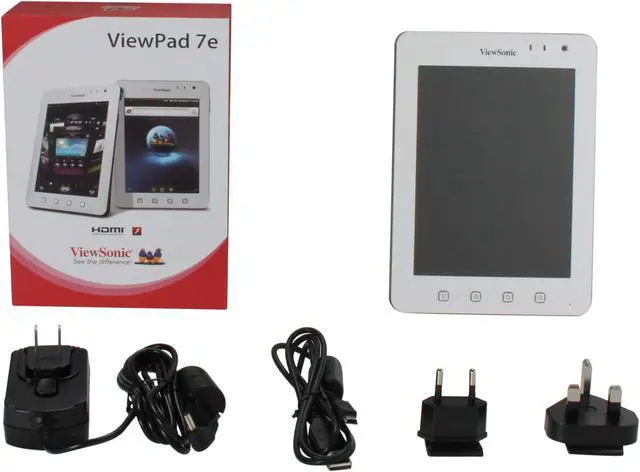 Alt view image 10 of 10 - ViewSonic ViewPad 7e (V7e) 7" Android 2.3 Gingerbread Tablet 1GHz, 800x600, 4GB iNAND flash, Dual cameras & 1080p out via micro HDMI