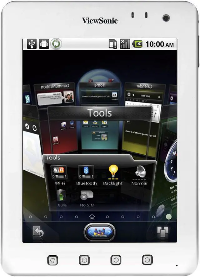 Main image of ViewSonic ViewPad 7e (V7e) 7" Android 2.3 Gingerbread Tablet 1GHz, 800x600, 4GB iNAND flash, Dual cameras & 1080p out via micro HDMI