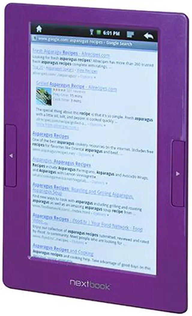 Main image of Nextbook Next2-01 Tablet - Purple ARM 600MHz 7" 128MB SDRAM Memory 2GB Flash