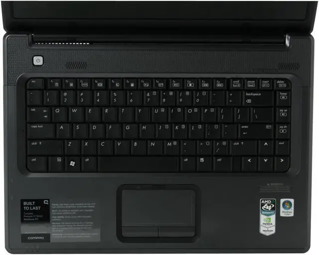Alt view image 4 of 14 - COMPAQ Laptop Presario AMD Athlon 64 X2 TK-55 1GB Memory 120GB HDD NVIDIA GeForce Go 6100 15.4" Windows Vista Home Premium F730US(GR967UA)