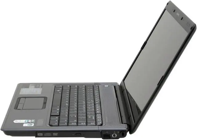 Alt view image 2 of 12 - COMPAQ Laptop Presario AMD Athlon 64 X2 TK-57 1GB Memory 120GB HDD NVIDIA GeForce 7000M 15.4" Windows Vista Home Premium F750US