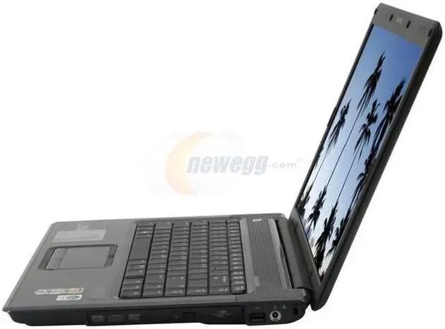 Alt view image 2 of 16 - COMPAQ Laptop Presario AMD Turion 64 X2 TL-58 2GB Memory 160GB HDD NVIDIA GeForce 7000M 15.4" Windows Vista Home Premium F755US