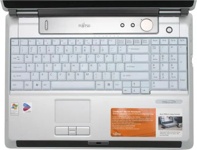 Alt view image 8 of 12 - Fujitsu Laptop Lifebook N6000 Series Intel Pentium M 750 512MB Memory 80GB HDD Intel GMA 900 17.0" Windows XP Home N6110