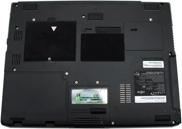 Alt view image 9 of 14 - Fujitsu Laptop LifeBook C Series Intel Core Duo T2300E 1GB Memory 60GB HDD Intel GMA 950 15.4" Windows XP Professional C1410