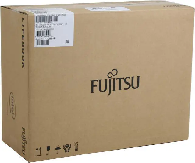 Alt view image 16 of 16 - Fujitsu Laptop LifeBook Intel Core 2 Duo T7250 2GB Memory 200GB HDD 15.4" Windows Vista Home Premium A6110(FPCM32371)