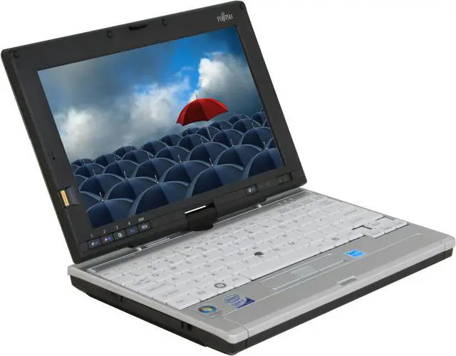 Alt view image 8 of 19 - Fujitsu LifeBook P1620(FPCM21426) 512MB Memory 8.9" 1280 x 768 Tablet PC Windows Vista Business