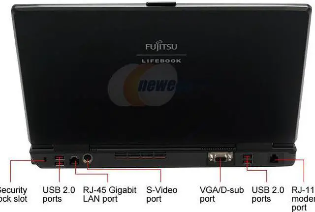 Alt view image 4 of 18 - Fujitsu Laptop LifeBook Intel Core 2 Duo T5850 3GB Memory 300GB HDD Intel GMA X3100 15.4" Windows Vista Home Premium A6120 (FPCR32708)