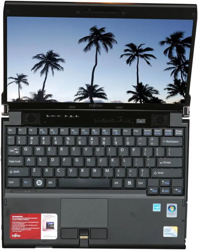 Alt view image 6 of 8 - Fujitsu LifeBook 12.1" Intel Core 2 Duo SU9400 2GB Memory DDR3 800 Windows Vista Business FPCM21731