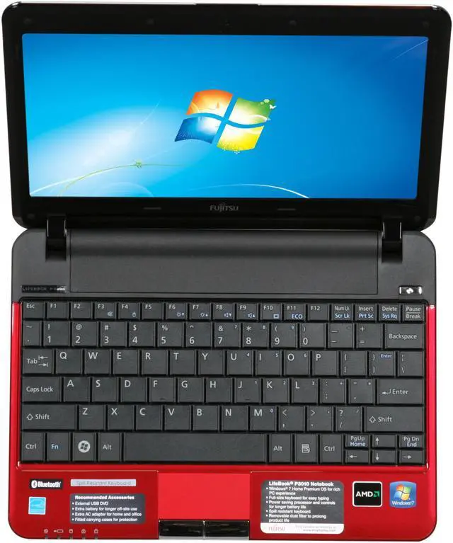 Alt view image 6 of 8 - Fujitsu Laptop LifeBook AMD Athlon Neo MV-40 2GB Memory 320GB HDD ATI Radeon HD 3200 11.6" Windows 7 Home Premium 32-bit P3010(FPCR22451)