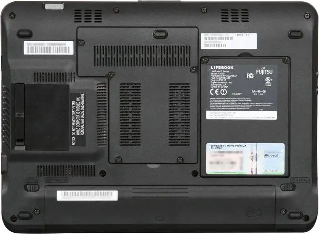 Alt view image 7 of 8 - Fujitsu Laptop LifeBook AMD Athlon Neo MV-40 2GB Memory 320GB HDD ATI Radeon HD 3200 11.6" Windows 7 Home Premium 32-bit P3010(FPCR22451)