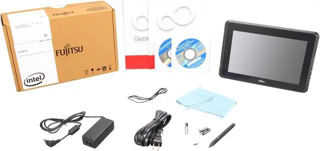 Alt view image 8 of 8 - Fujitsu STYLISTIC Q550 Slate Tablet PC Intel Atom Z670(1.50GHz) 10.1" Wide XGA 2GB Memory DDR2 800 62GB SSD Intel GMA 600