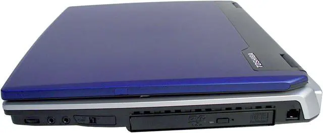 Alt view image 5 of 10 - TOSHIBA Laptop Satellite 2.80GHz 512MB Memory 60GB HDD Intel Extreme Graphics 2 15.0" Windows XP Professional A40-S270