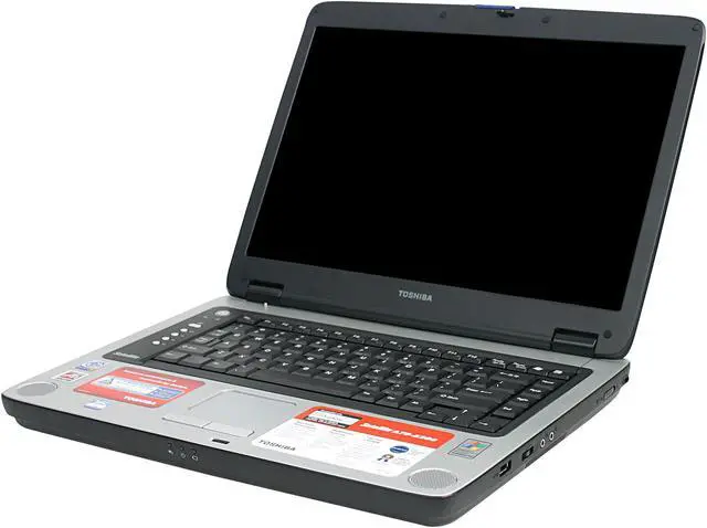 Alt view image 3 of 10 - TOSHIBA Laptop Satellite 2.80GHz 512MB Memory 60GB HDD ATI Mobility Radeon 9000 15.4" Windows XP Home A75-S206